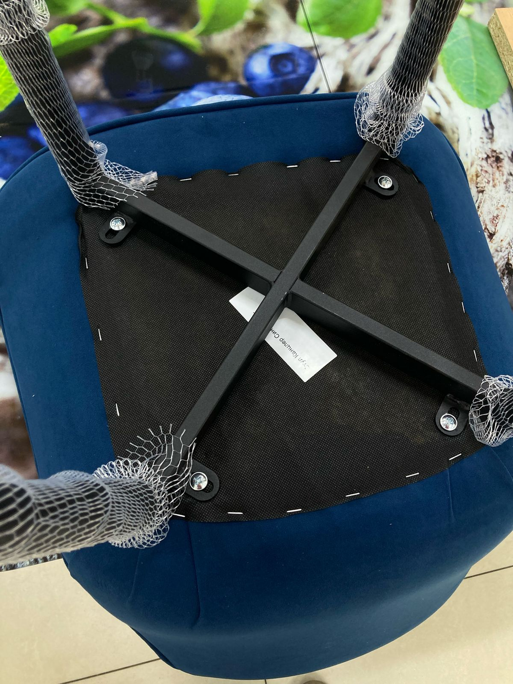 Стул Канцлер Синий софт