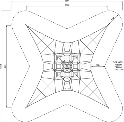 Сеть для упражнений, разм. XL