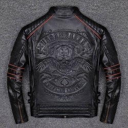Кожаная куртка AMERICAN CUSTOMS