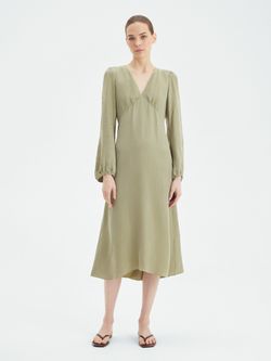 Платье ГРЭЙС оливкового цвета