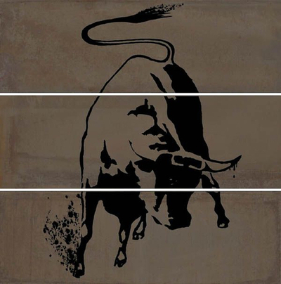 Панно Раваль Бык (VB/A21/3x/13062R)