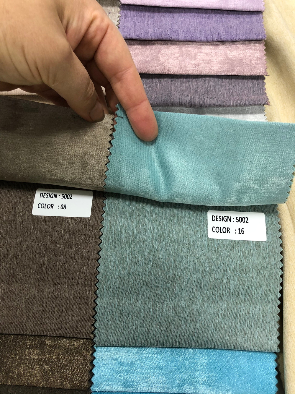 Портьерная ткань двусторонний софт Megara арт. 5002 (высота 285 см, Турция)