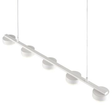 8265/5 COMFI LN26 234 металл, белый Светильник подвесной GX53 LED 5*7W 220V TORINA