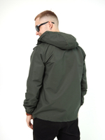 Анорак мужской без утеплителя темно-зеленый Город Горький