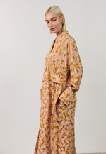 Платье макси цветок