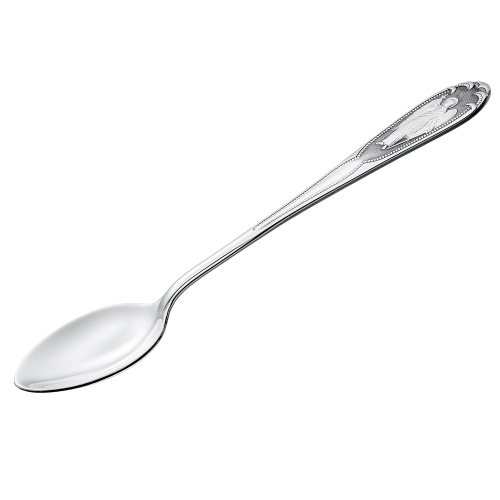 Ложка  из серебра/Чернение/Ангел-Хранитель