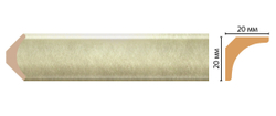 Плинтус потолочный DECOMASTER D133-373ДМ (20*20*2400мм)