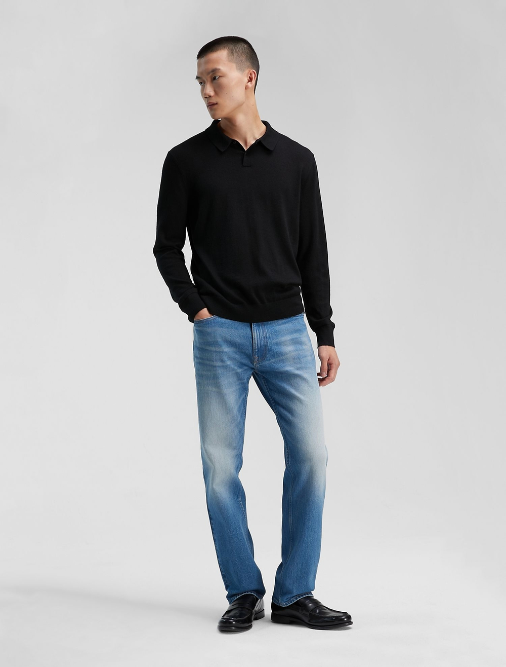 Джинсы Calvin Klein Standard Straight Fit Klein Blue
