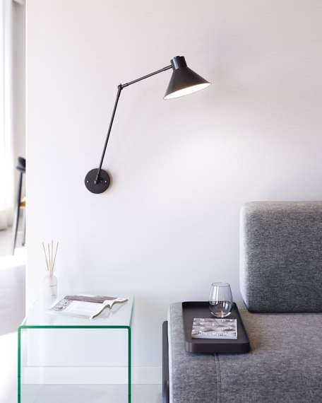 Настенный светильник Odine черный