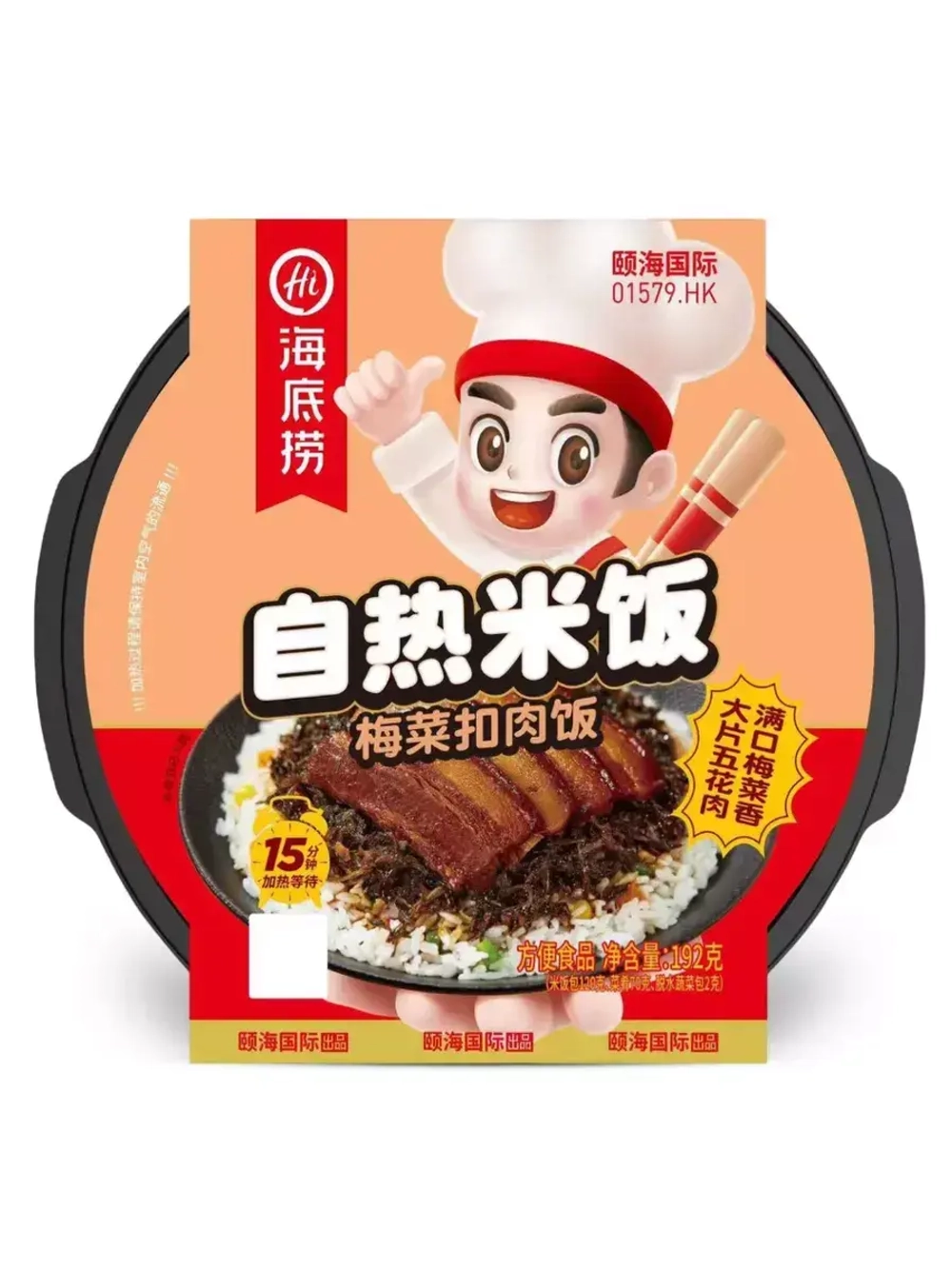 Саморазогревающийся рис Haidilao со вкусом Свинины 272 г