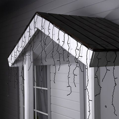 Гирлянда с бело-синим свечением «Бахрома» (3х0,6 м)