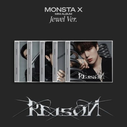 Альбом MONSTA X - REASON 12th Mini Album Jewel Case 5 Version SET