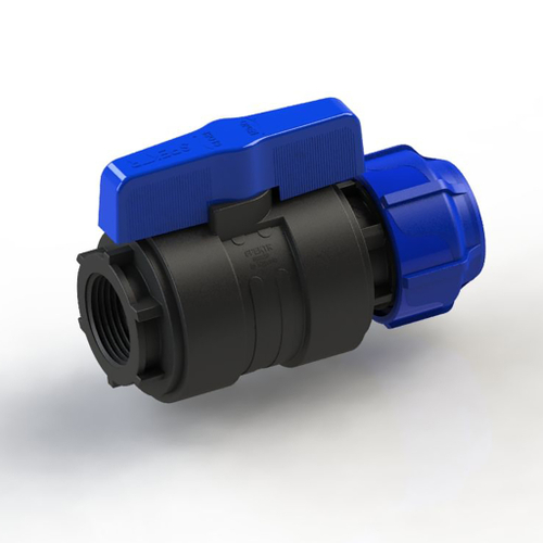 Кран шаровой обжим - вн. 32 - 3/4 ПЭ PN16 SPEKTR