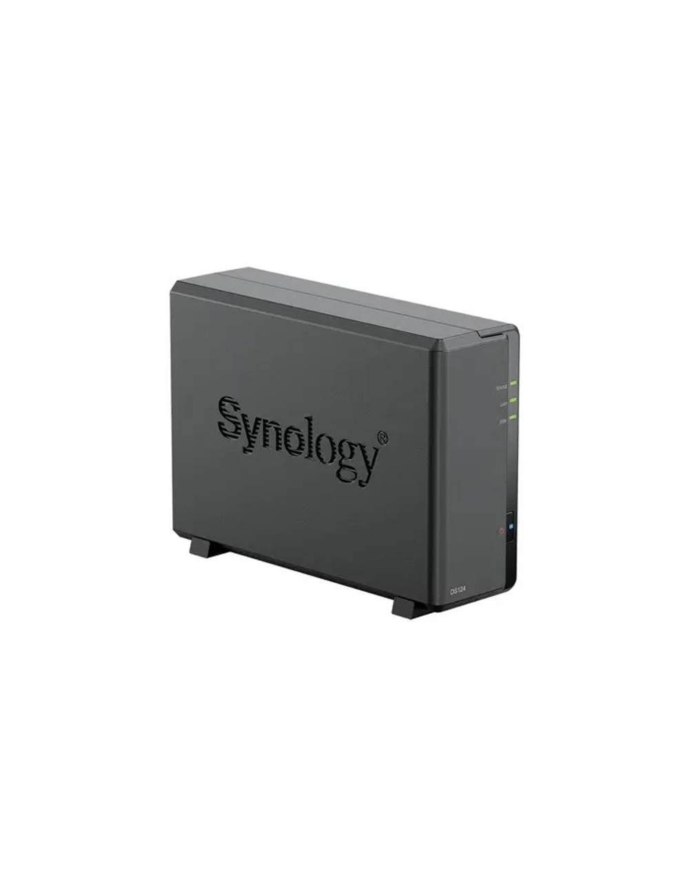 Synology DS124 Сетевое хранилище 1x 2.5" / 3.5", горячая замена, RAID modes: keine, 1x GB-LAN, Веб-сервер, 2x USB3.0, процессор: Quad Core 1.40 GHz, 1 GB ОЗУ