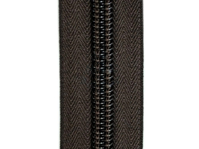 Молния спираль рулонная Т10, т.коричневый