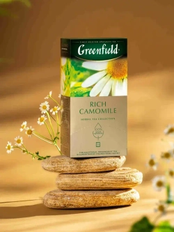 Чай в пакетиках травяной Greenfield Rich Camomile, 25 шт