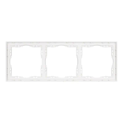 Рамка пластиковая FRM-NOBE-SFPL-3-WH (Arlight, -) 054219