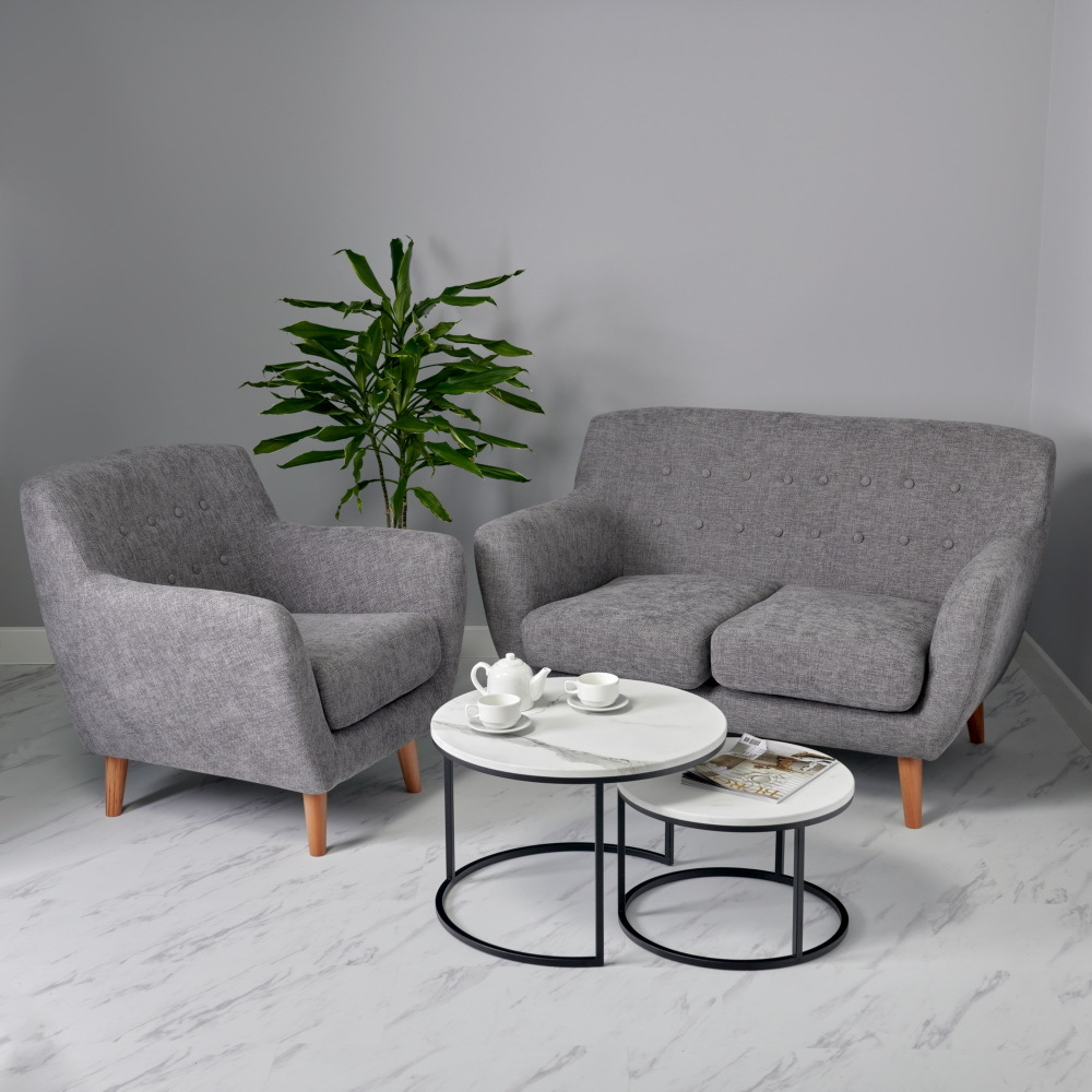 Кресло Picasso серый, шенилл