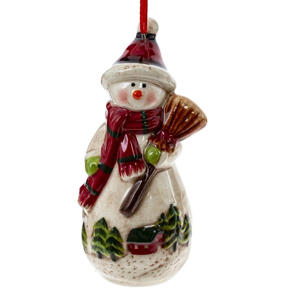 GAEM Изделие декоративное подвесное "Снеговик", L5 W4,5 H11 см, 2в.