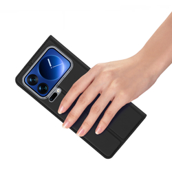 Чехол книжка из PU кожи от Dux Ducis для Xiaomi 17 Pro Max, серия Skin Pro Series Case