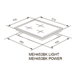 Электрическая варочная панель Meferi MEH453BK LIGHT фото 12