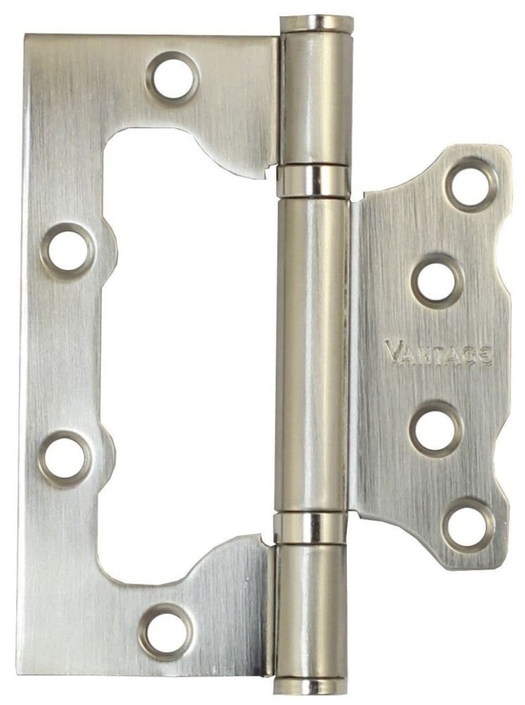 Петля без врезки B2-SN 125x7 5 x2.5 ( матовый никель)