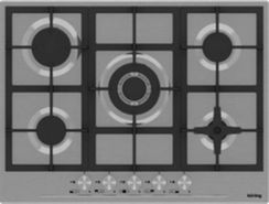 Встраиваемая газовая варочная панель Korting HG 765 CTX