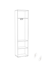 Пенал платянной с выдвижной штангой ЛШ-2 Гостиная Ливорно (орех донской)