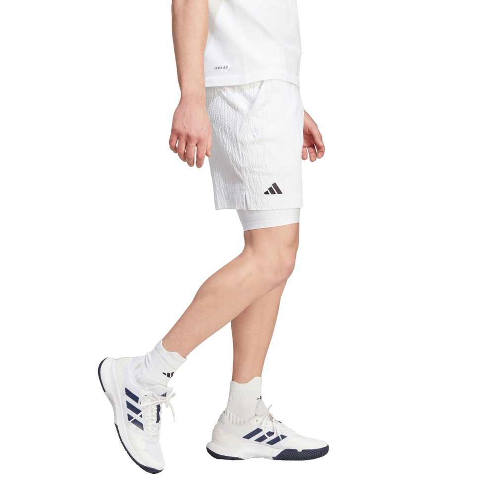 Мужские теннисные шорты adidas 2n1 Pro Shorts Men - White