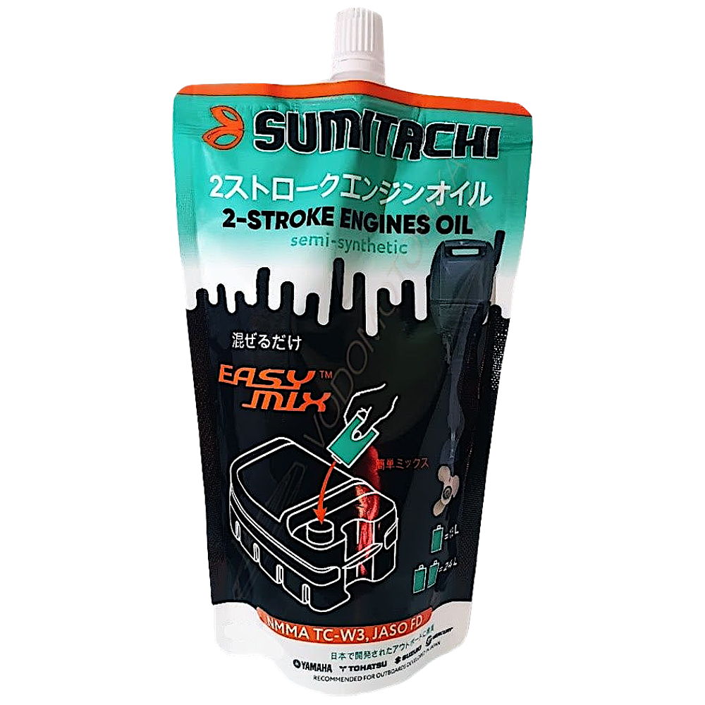 Масло мотор. 2T полусинт. Sumitachi TC-W3 250мл 2-Stroke Engines Oil