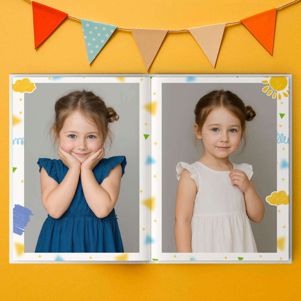 PSD-Шаблон фотокниги "Солнышко"