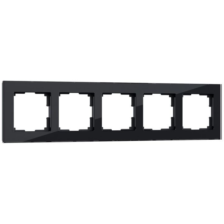 Рамка Werkel Favorit на 5 постов черный W0051108 4690389160110