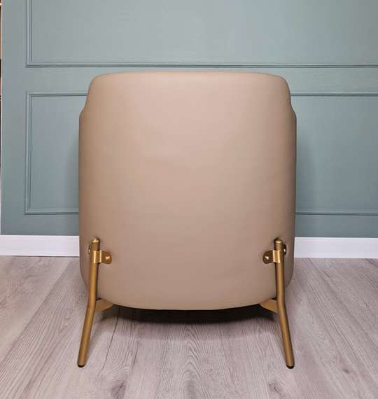 Кресло Pied de Poule, бежевое