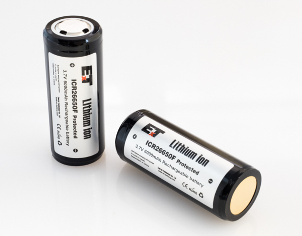 Аккумулятор ET ICR26650F Protected