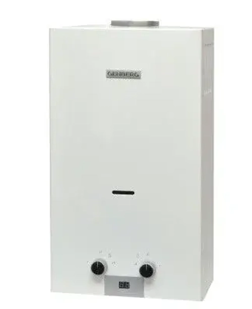 Газовая колонка GENBERG 110.01 Стандарт 10л. Белая