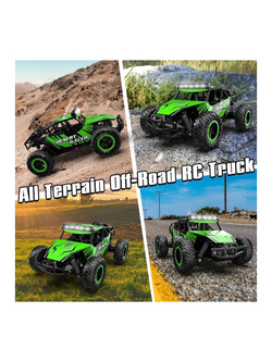 Радиоуправляемый внедорожник Volantex RC Desert King зеленый 4WD 2.4G 1/16 RTR