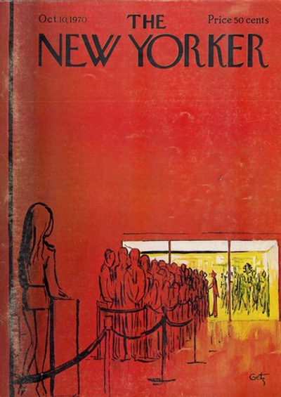 Журнал The New Yorker 10-10-1970, обложка