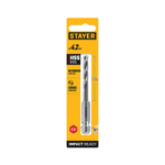 STAYER НЕХ-1/4″, d 4.2 х 98 мм, сверло по металлу для винтовёртов и шуруповертов IMPACT READY (29603-4.2)
