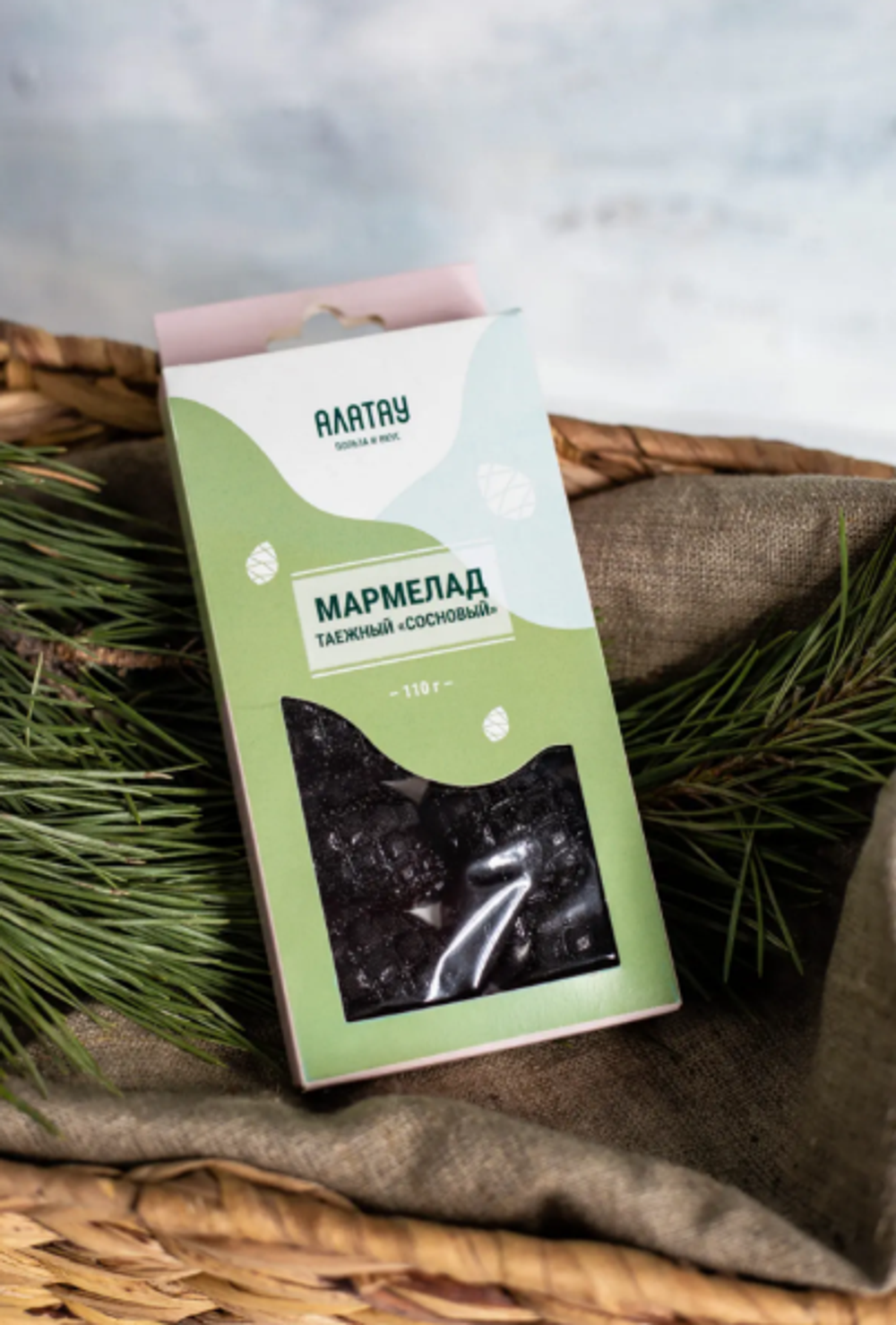 Мармелад сосновый Таежный 110 гр