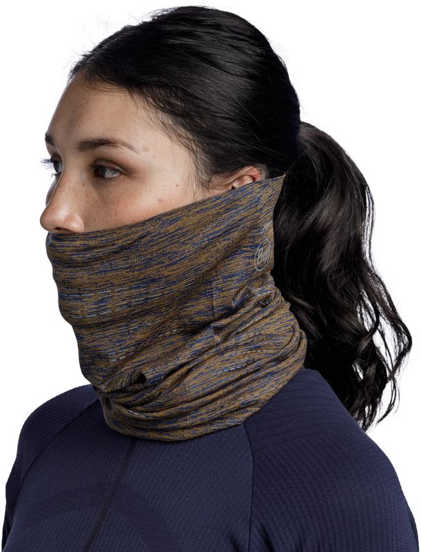 Бандана-труба со светоотражающими нитями Buff DryFlx Brindle Brown Фото 2