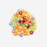 Бусины "Звездочки", 6,7мм, микс цветов, акрил