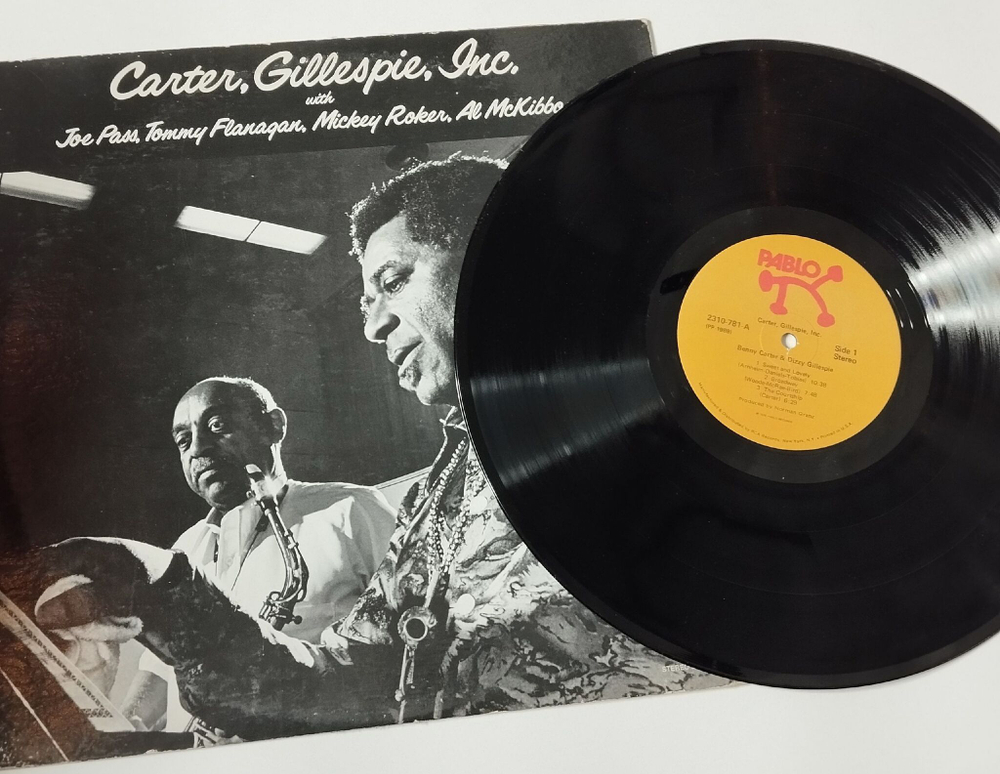 Винтажная виниловая пластинка LP Benny Carter and Dizzy Gillespie (USA 1976)