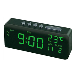 VST 762W-4 Часы настольные говорящие, зеленые цифры