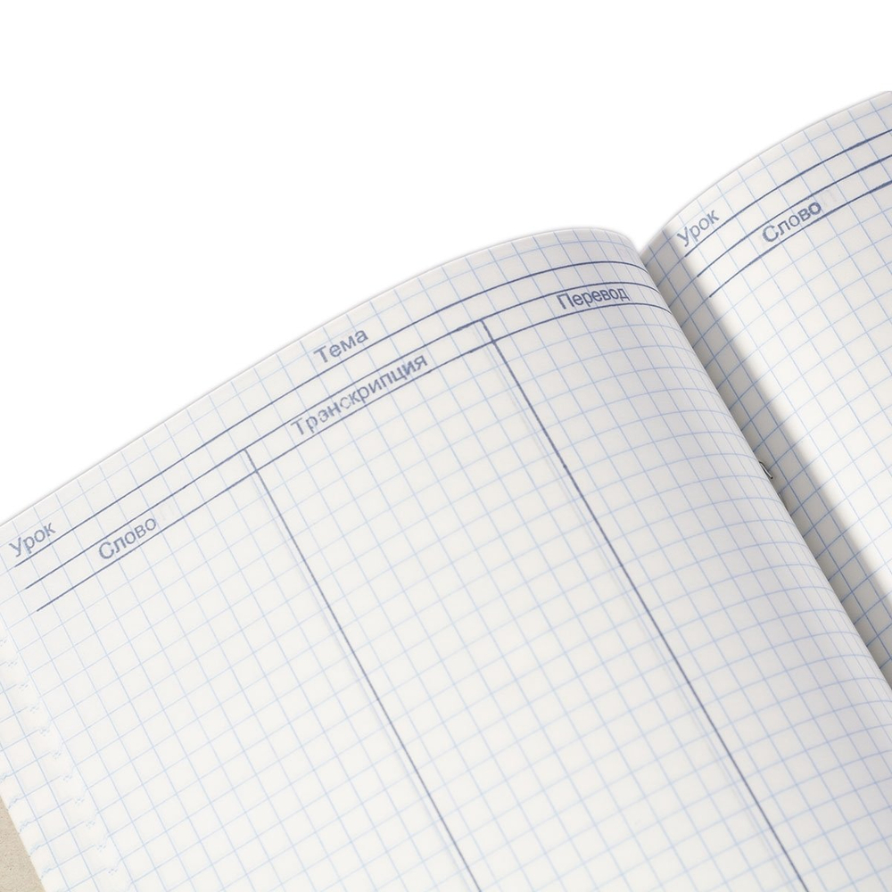 Тетрадь- словарь 48л. А5, Alingar ,"Hello", спецлиновка, скрепка, мелованный картон (стандарт), блок офсет, 4 дизайна в спайке т/у