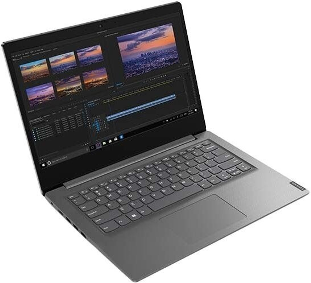 Ноутбук Lenovo V14-IGL Intel Pentium N5030, 1.1 GHz - 3.1 GHz/ 4096 Mb/ 14; Full HD 1920x1080/ 256 Gb SSD/ DVD нет/ Intel UHD Graphics 605/ No OS/ серый, 1.6 кг, 82C2001BRU