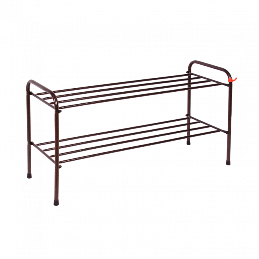 ПОДСТАВКА ДЛЯ ОБУВИ 2 ПОЛКИ 80СМ МЕД/АНТИК