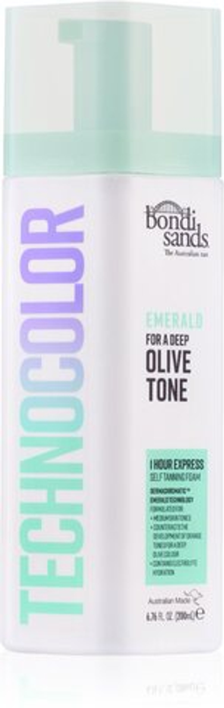 Bondi Sands Technocolor 1 Hour Express Emerald - пена для автозагара /  Golden Olive Bronze 200  ml  / GTIN 810020173789