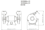 Эл. точило Metabo DS 150 230В/350Вт 150х20х20