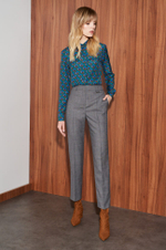 3672 Брюки женские (серый меланж)