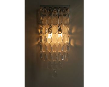 Wall lamp pluie de cristal